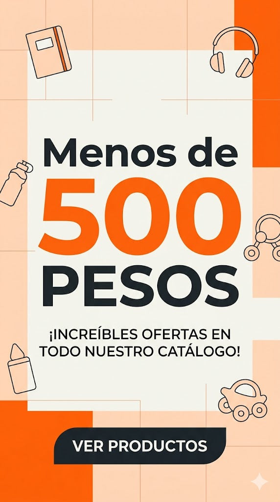 Menos de 500 pesos
