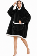 Poncho Manta Con Capucha Y Corderito Interior Unisex