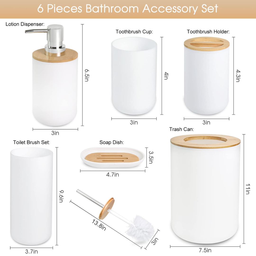 Set De Baño 6 Piezas