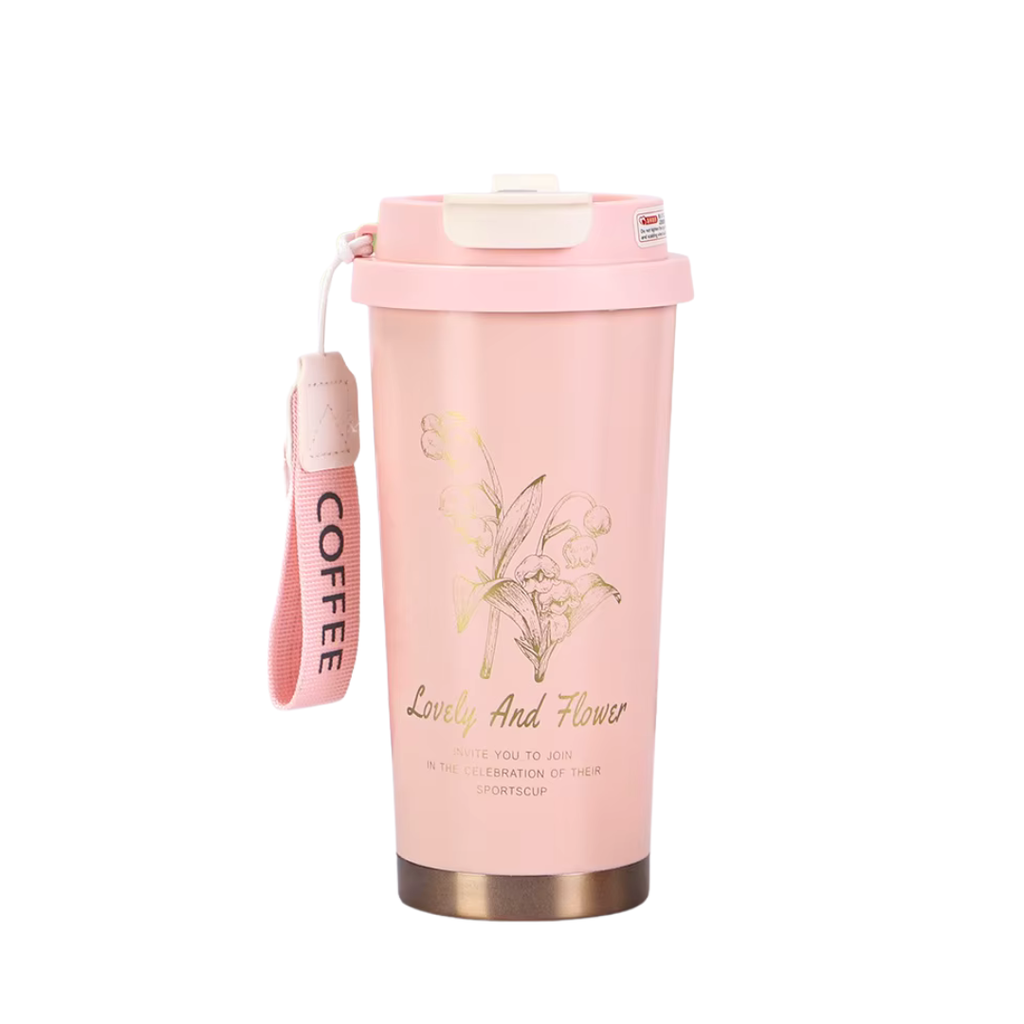 Vaso Térmico Lovely And Flower 500 mL