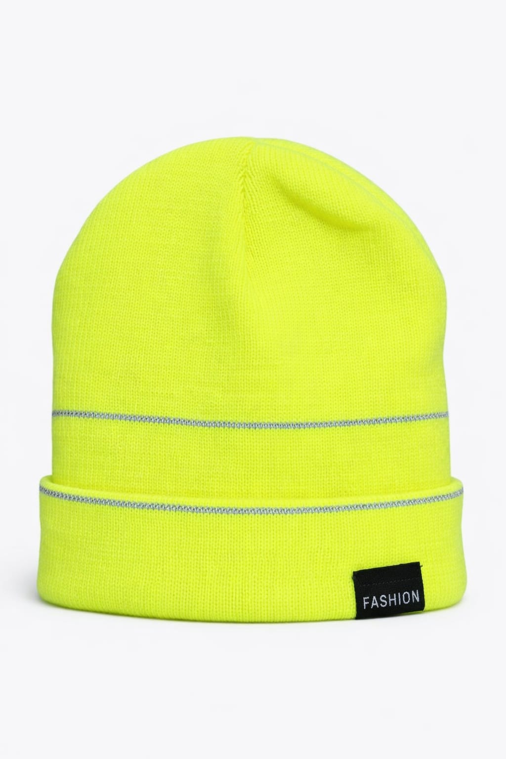 Gorro Fluorescente Con Doble Franja