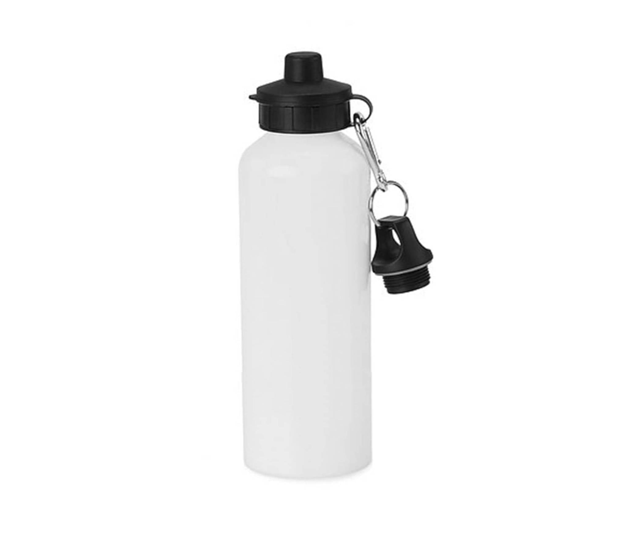 Caramañola Doble Tapón Plateada 750ml