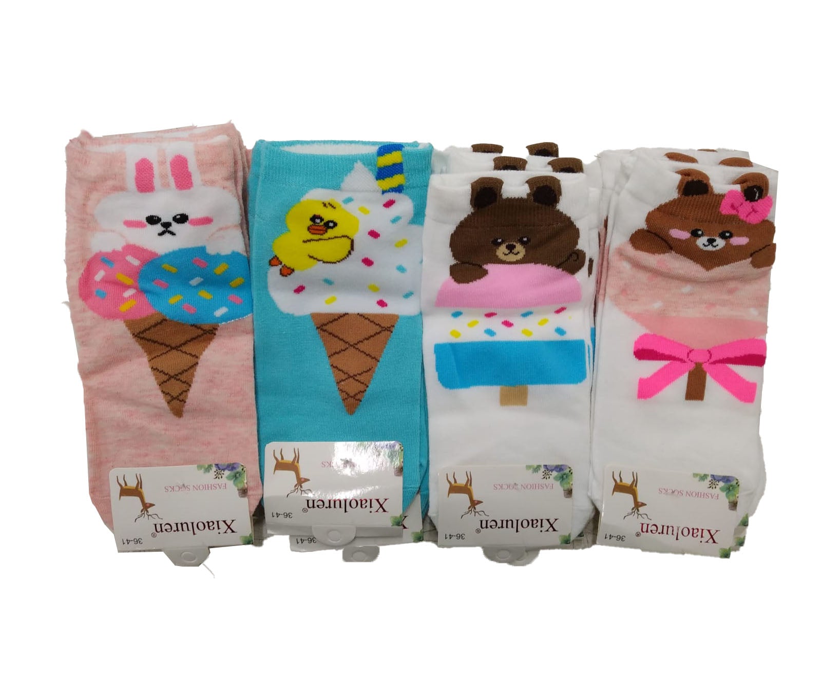 Soquetes Animalitos Helado