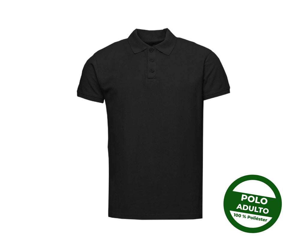 Camisetas Polo Negra Adulto