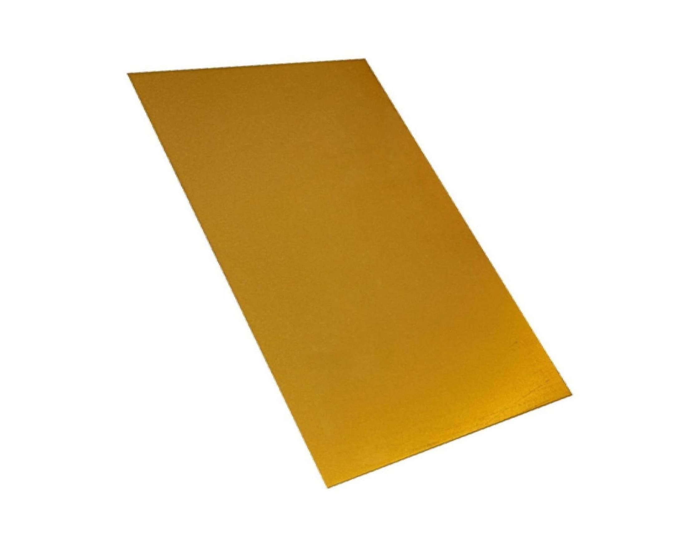 Lámina metálica color Dorado