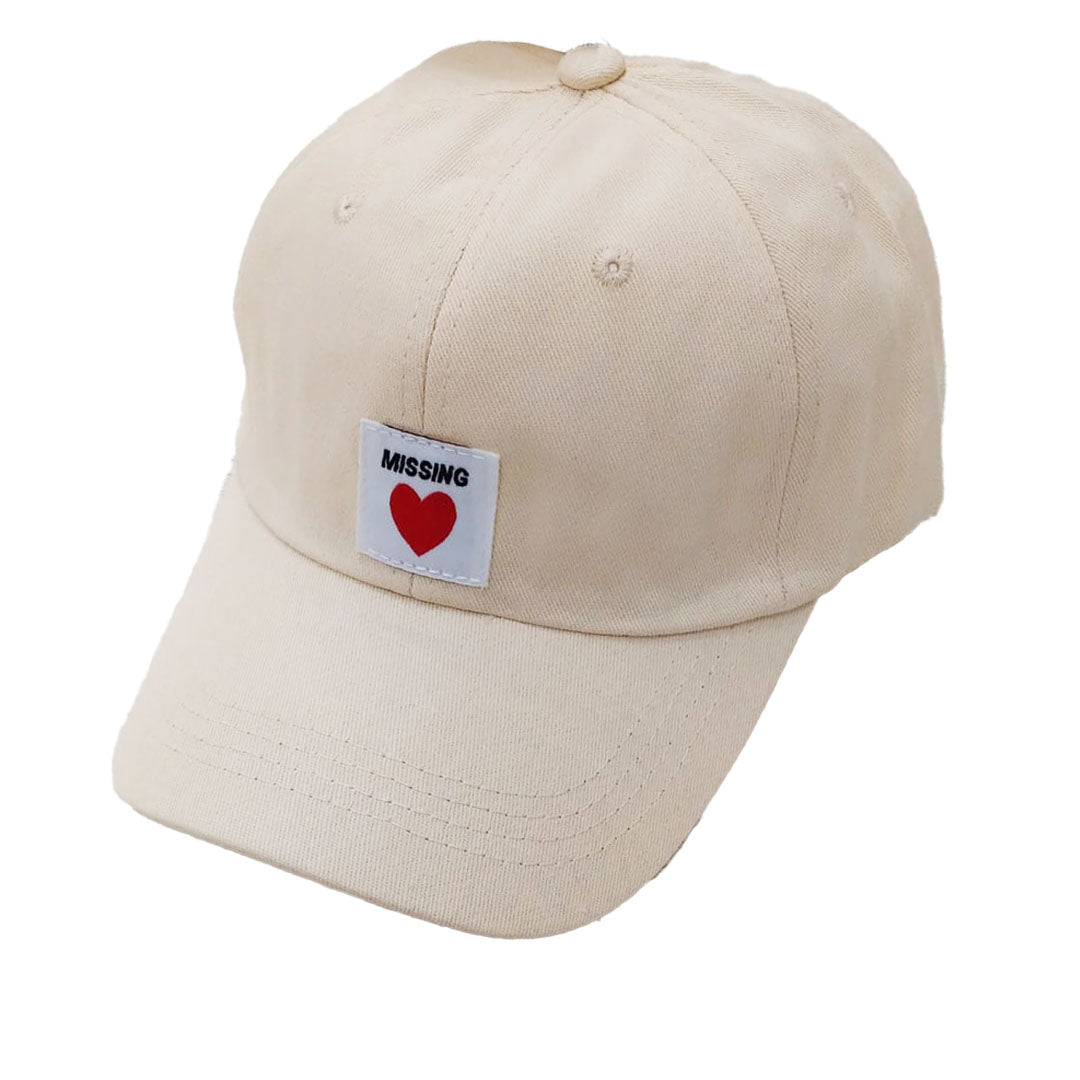 Visera curva Missing Beige
