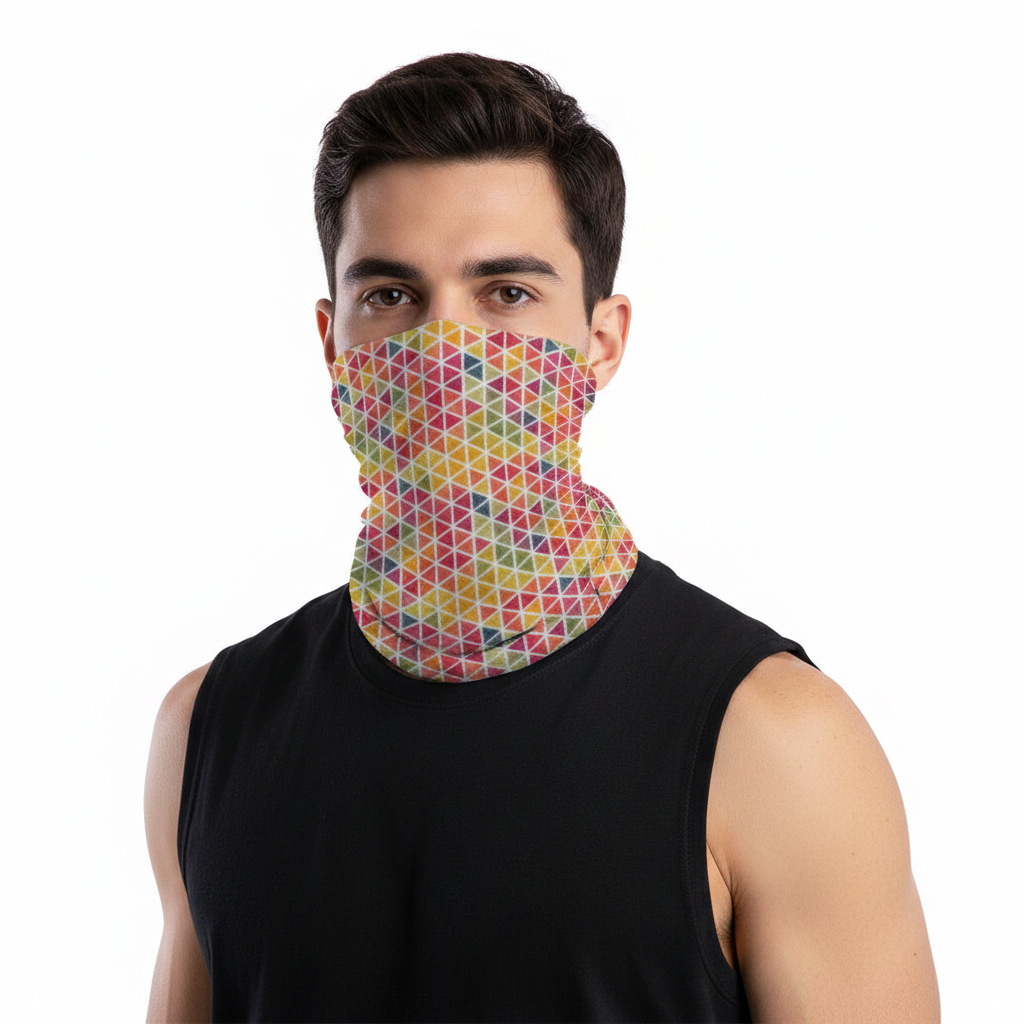 Buff Geométrico Multicolor