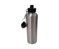 Caramañola Doble Tapón Plateada 750ml
