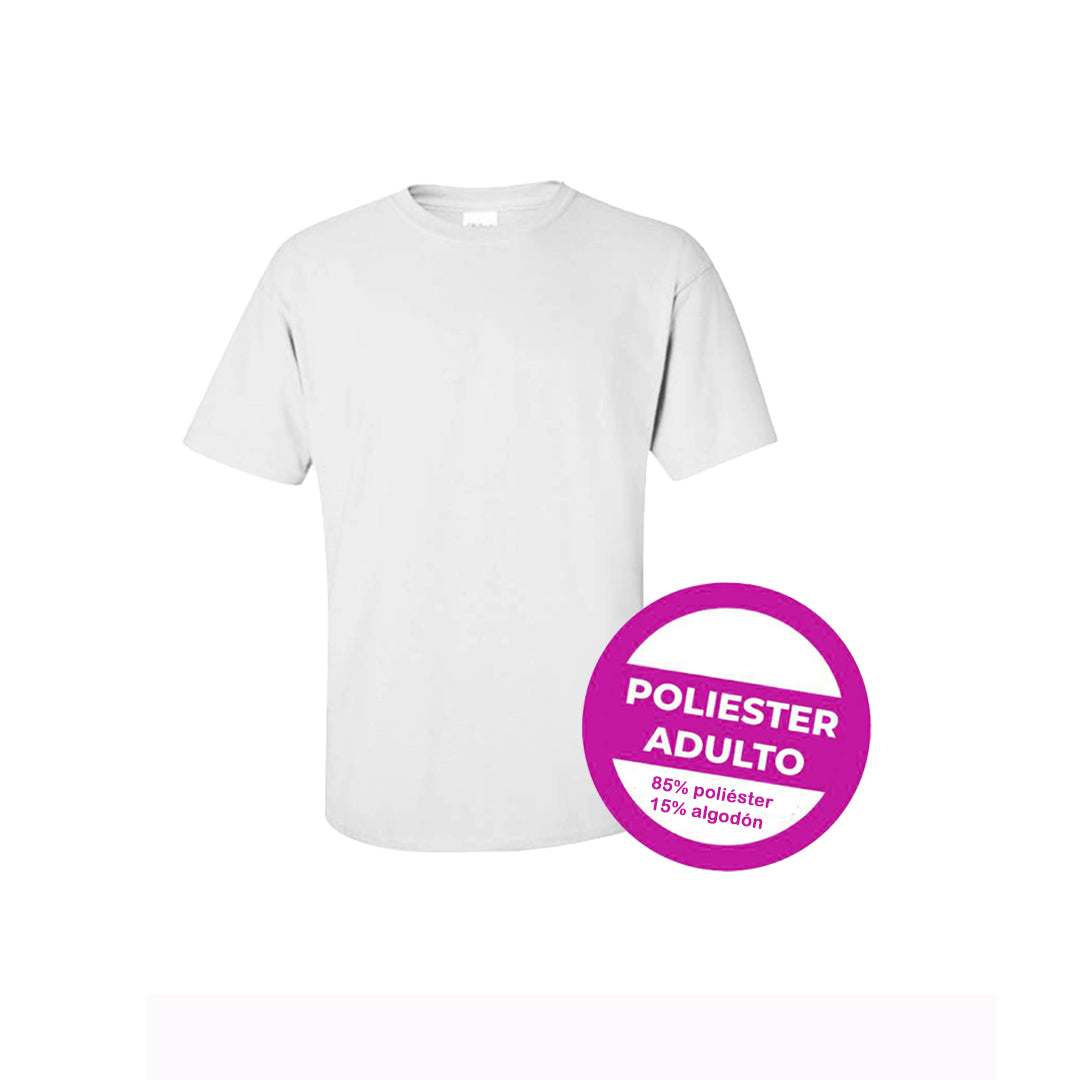 Camiseta Poliéster premium blanca
