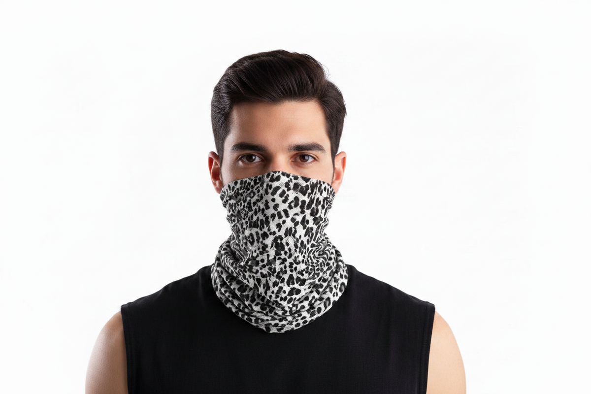 Buff Animal Print Blanco & Negro