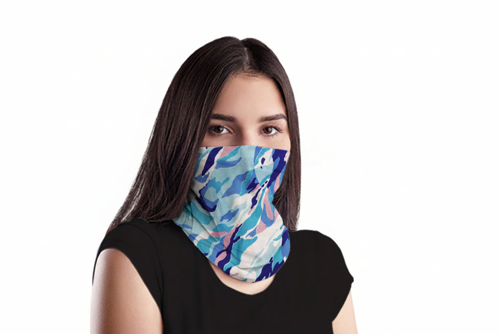 Buff Camuflado Azul