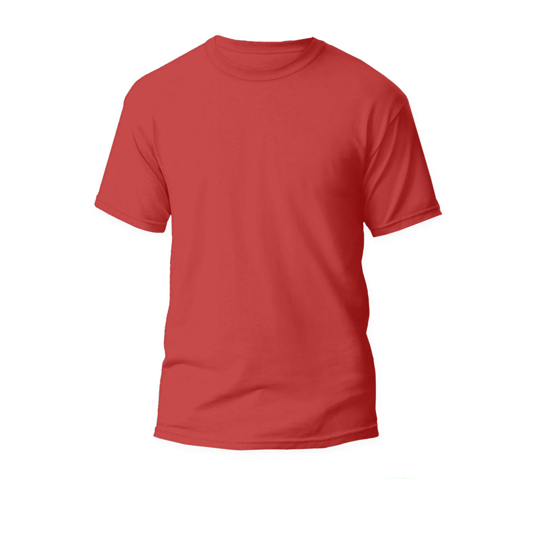 Camiseta Poliéster Adulto rojo