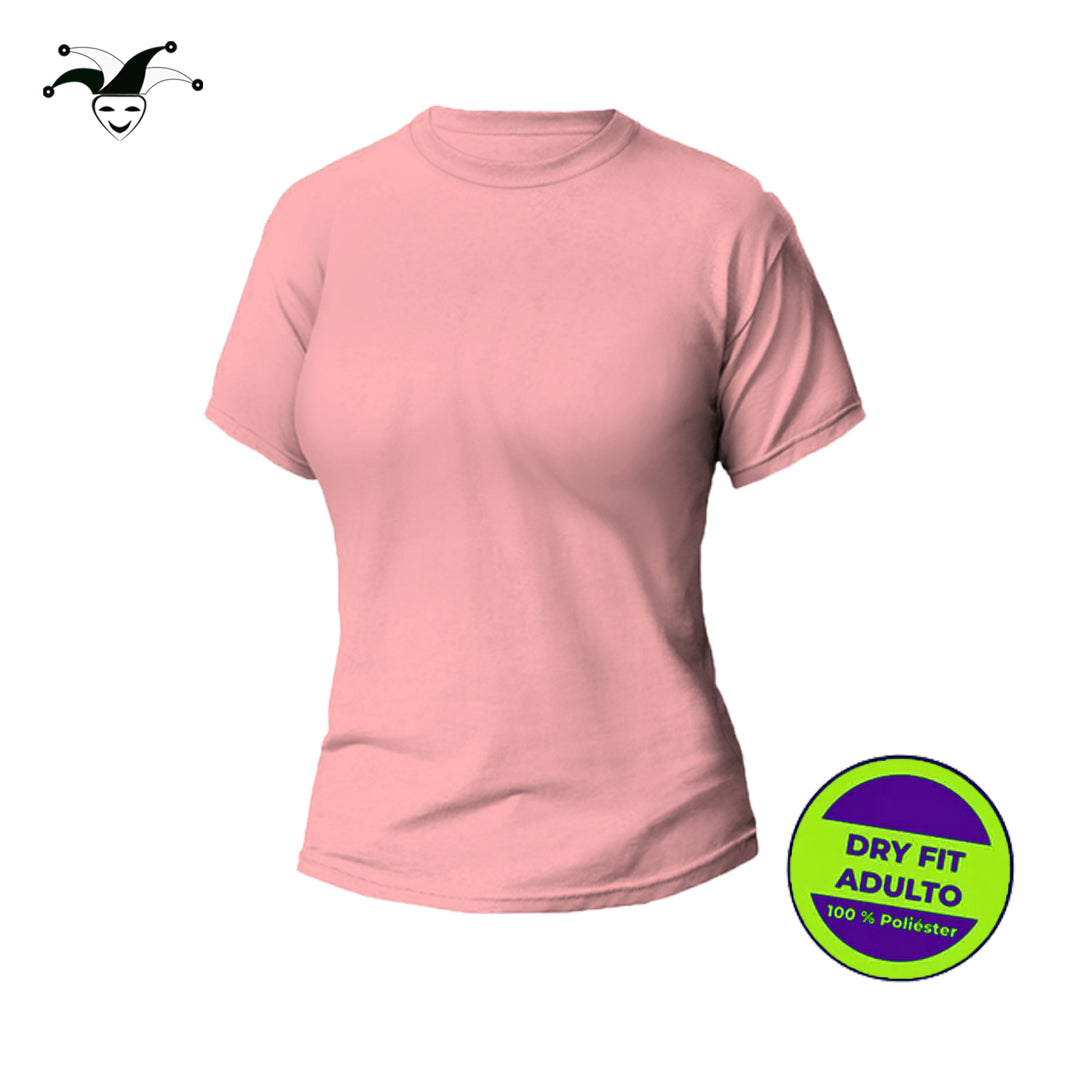Camiseta DryFit Dama Rosa