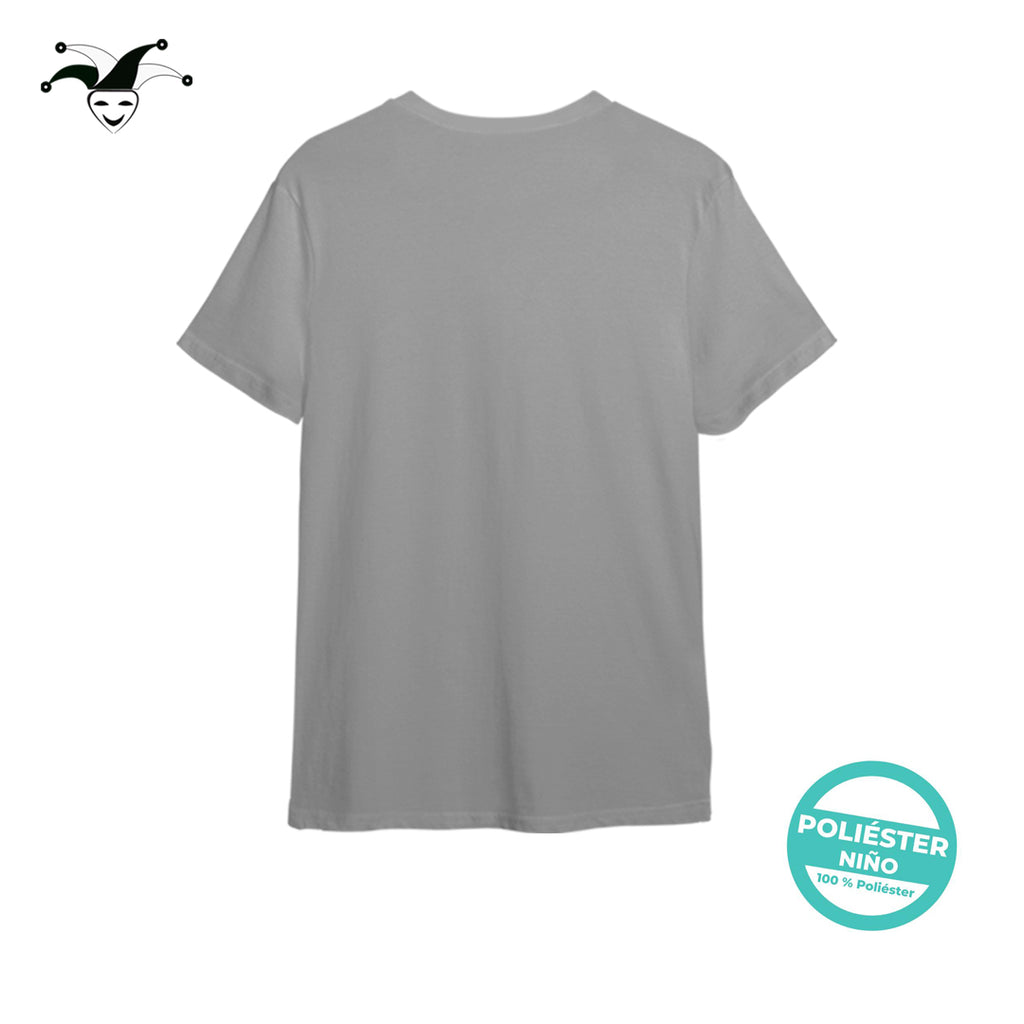 Camiseta Poliéster Gris - Niño