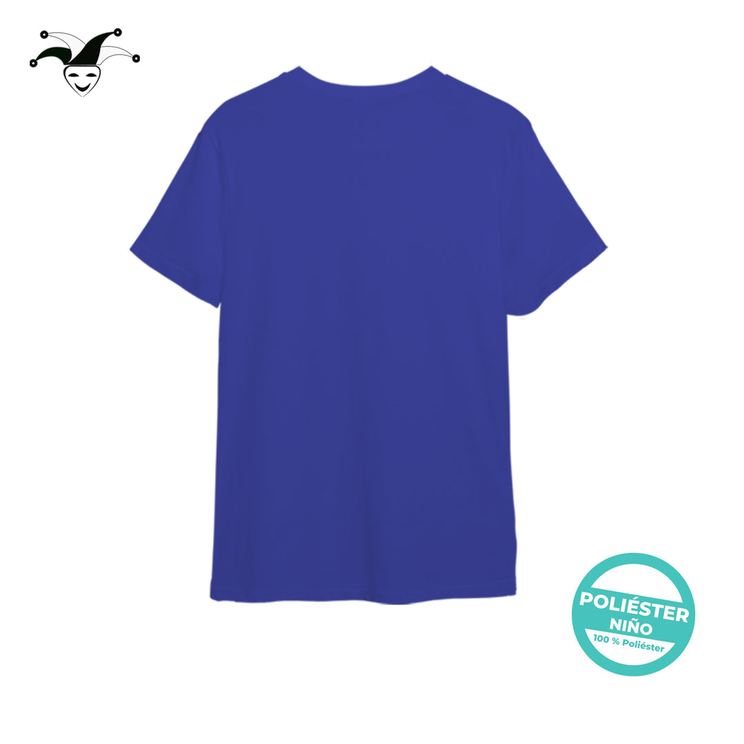 Camiseta Poliéster Niño / Azul