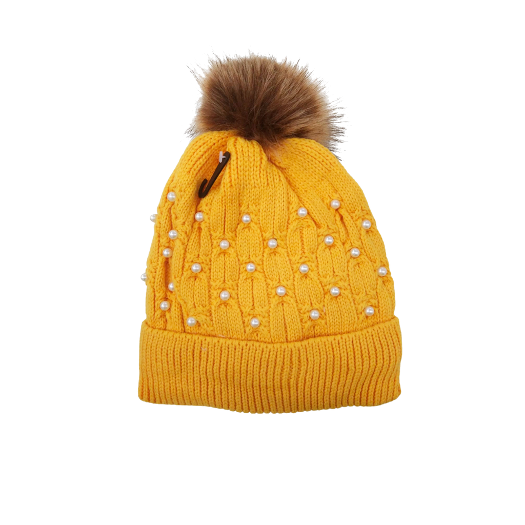 Gorro Lana Perlas