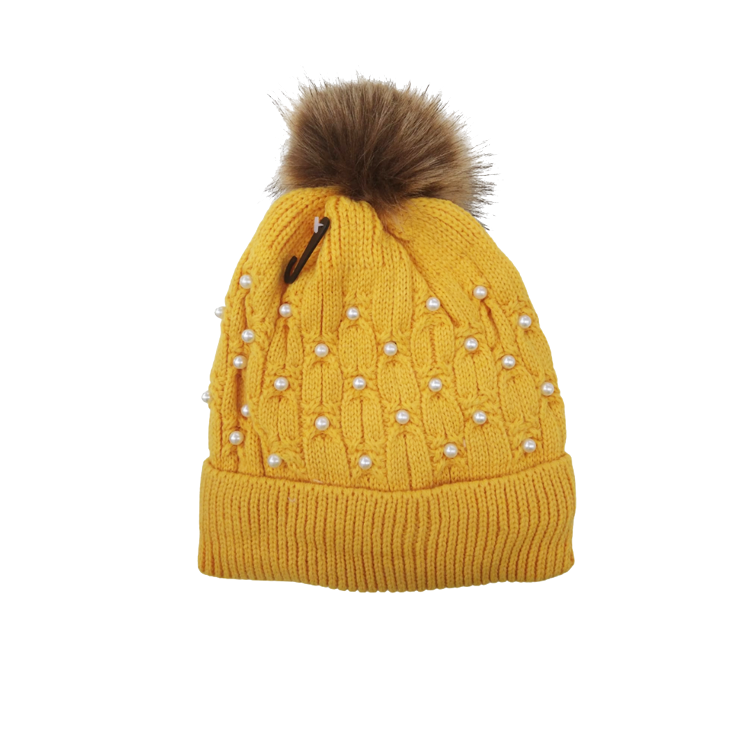 Gorro Lana Perlas