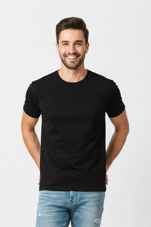 Camiseta Poliéster Adulto Negro