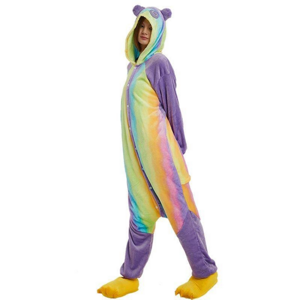 Pijama Panda Multicolor Adulto