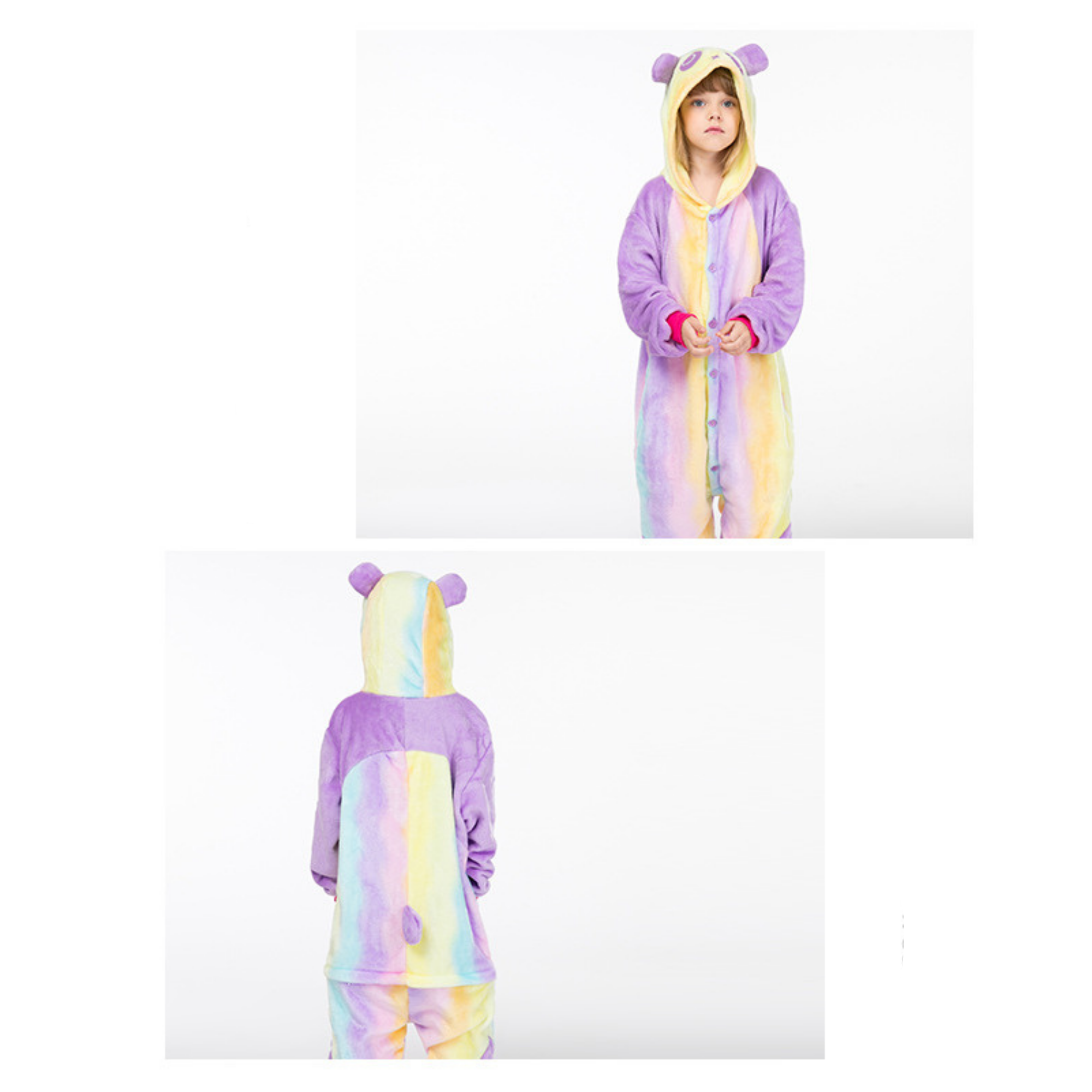 Pijama Niño Panda Multicolor