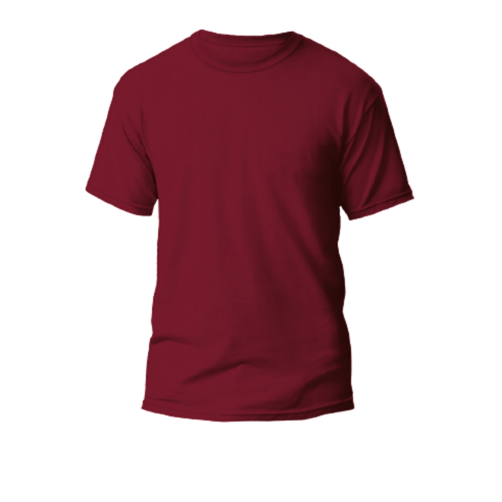 Camiseta Poliéster Adulto Bordó