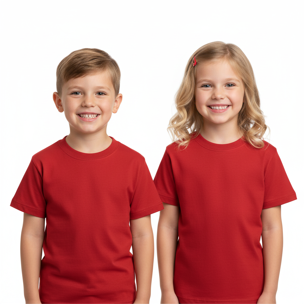 Camiseta DryFit niño Terracota