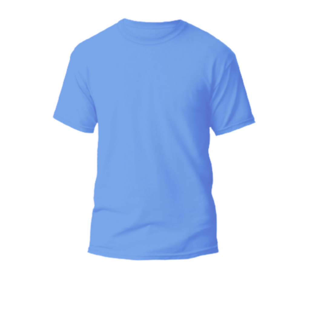 Camiseta Poliéster Adulto Celeste
