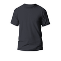 Camiseta Poliéster Adulto Gris Oscuro