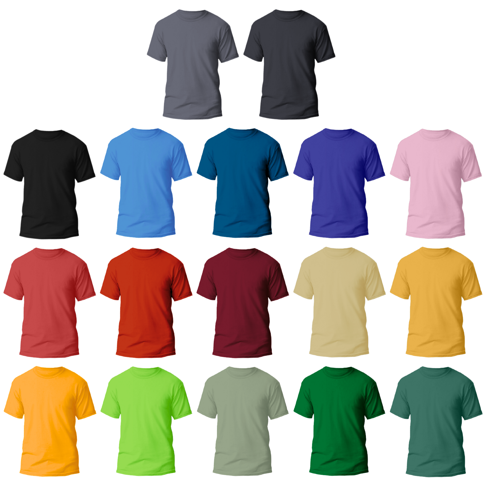 Camiseta Poliéster Adulto Turquesa
