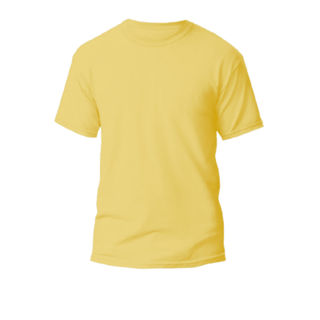 Camiseta Poliéster Adulto amarillo