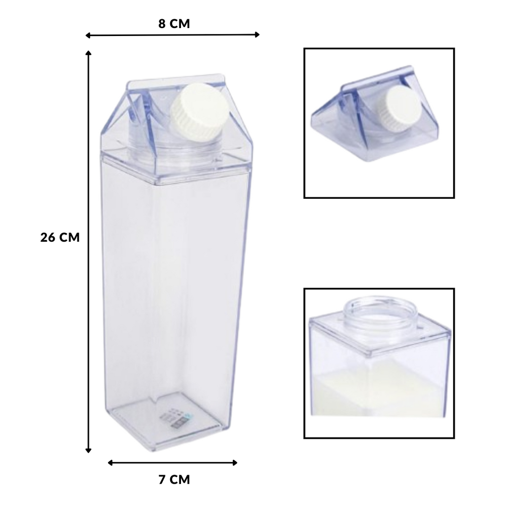 Botella De Acrílico Transparente