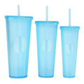 Set Vasos 3 en 1 Texturizado Transparente