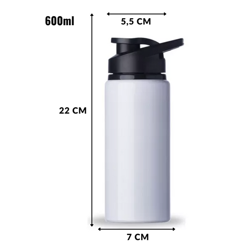 Botella Blanca 600ML