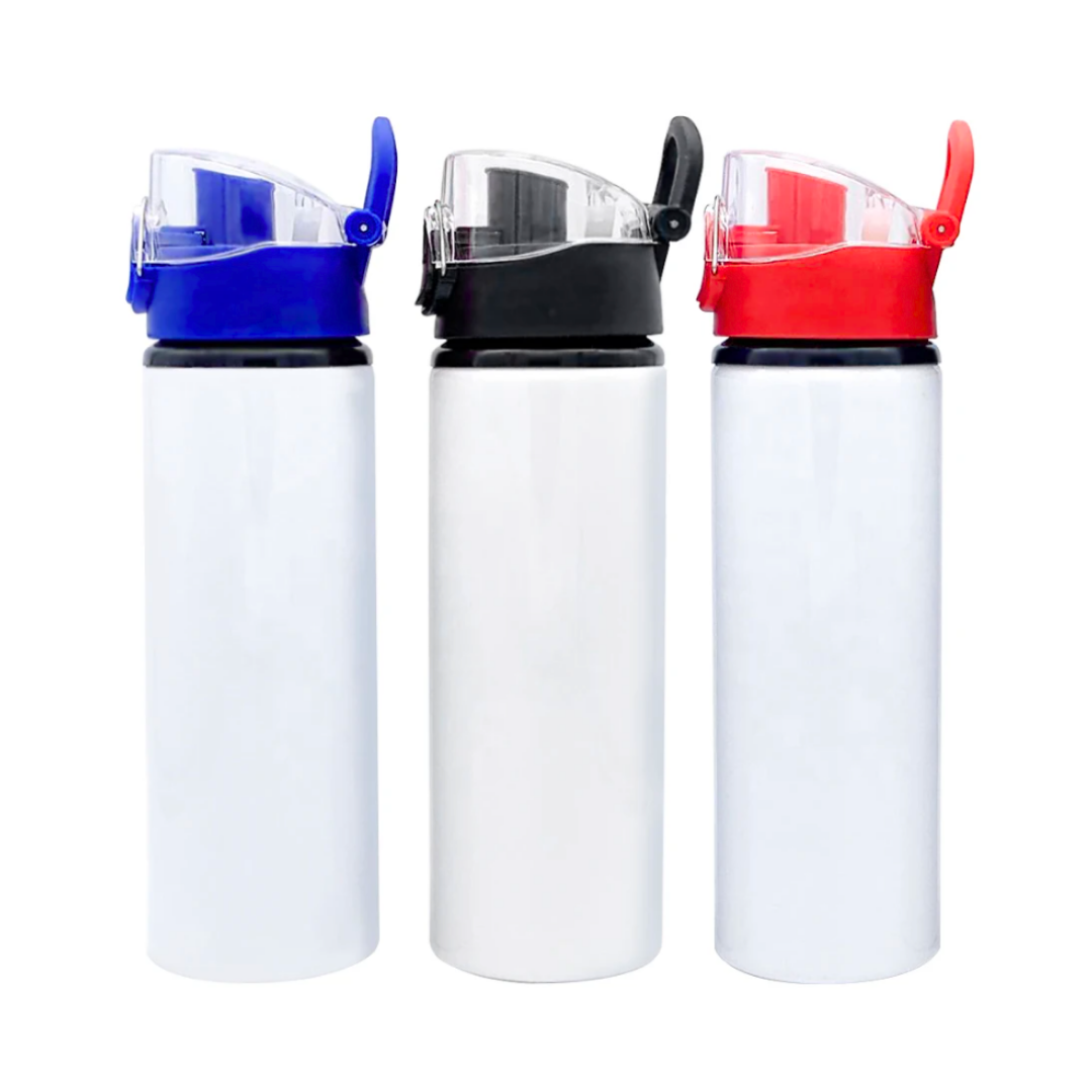 Caramañola Doble Tapón Color Pastel 600ML