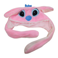 Gorro Alien Rosa Con Luz y Movimiento