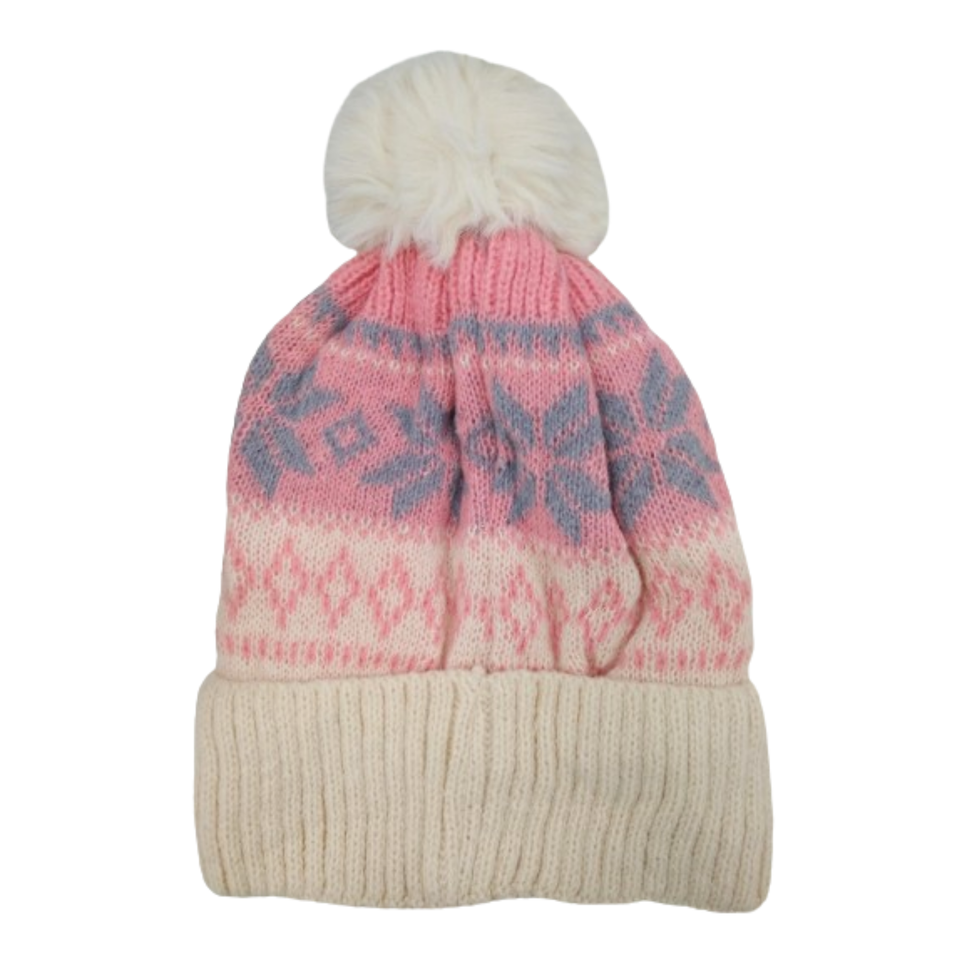 Gorro Dama Copos De Nieve