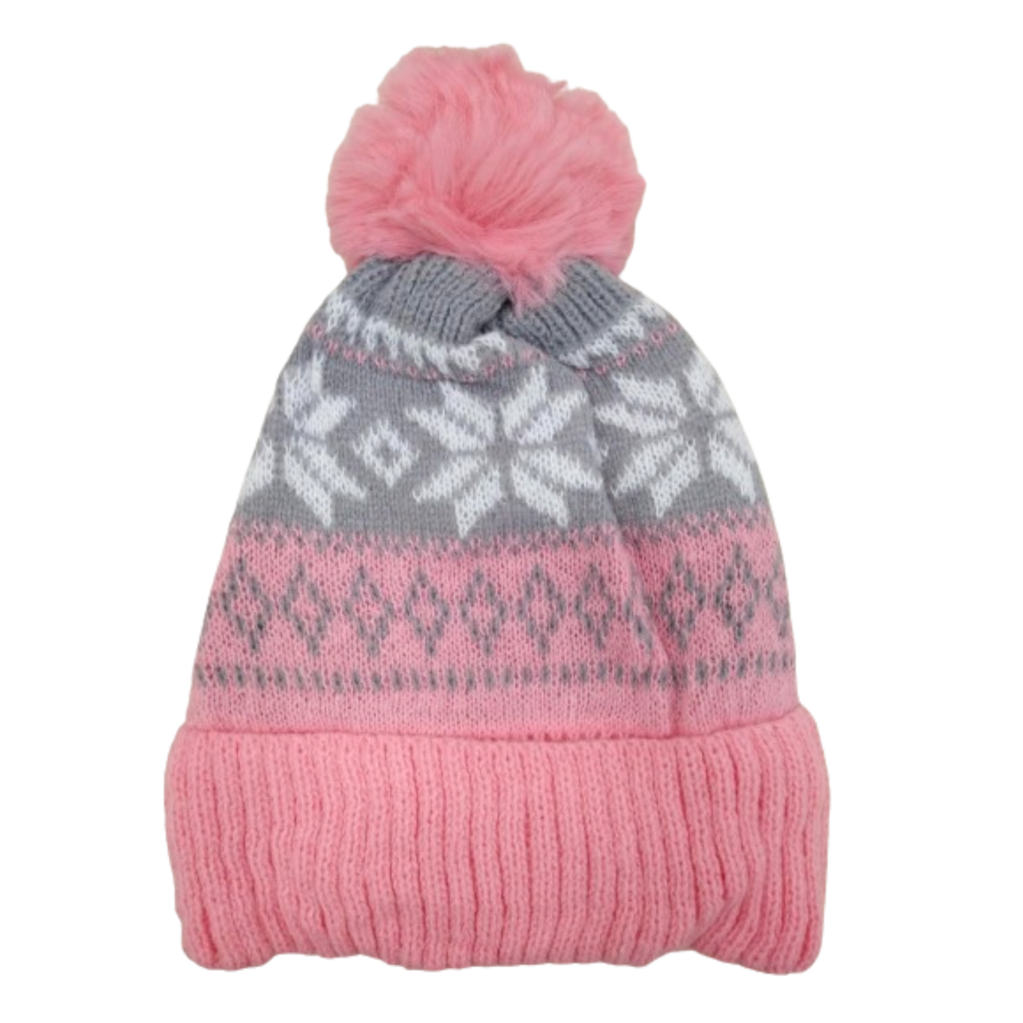 Gorro Dama Copos De Nieve