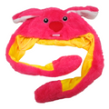 Gorro Castor Rosa Con Luz y Movimiento