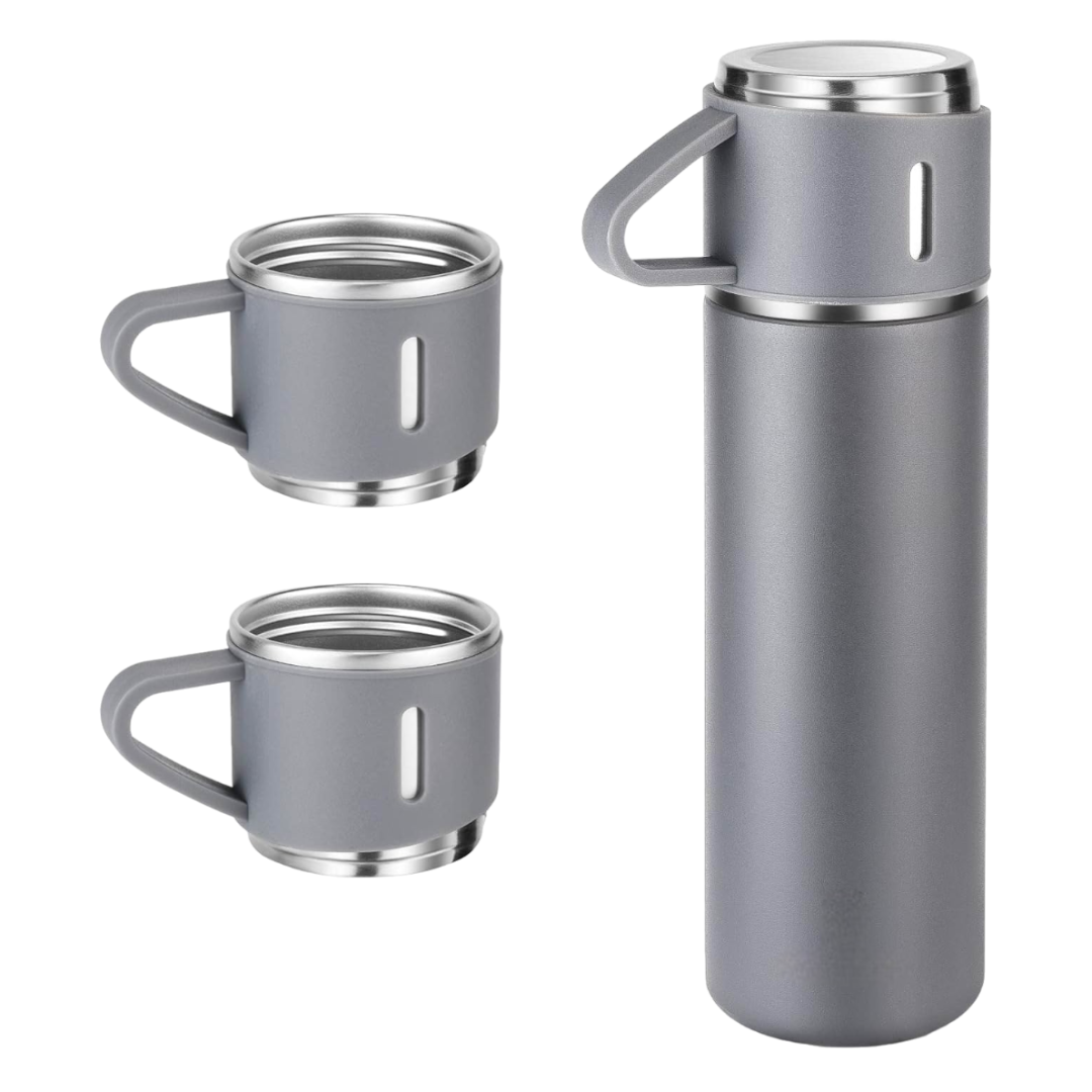 Set Termo de 500ml con 2 Tazas