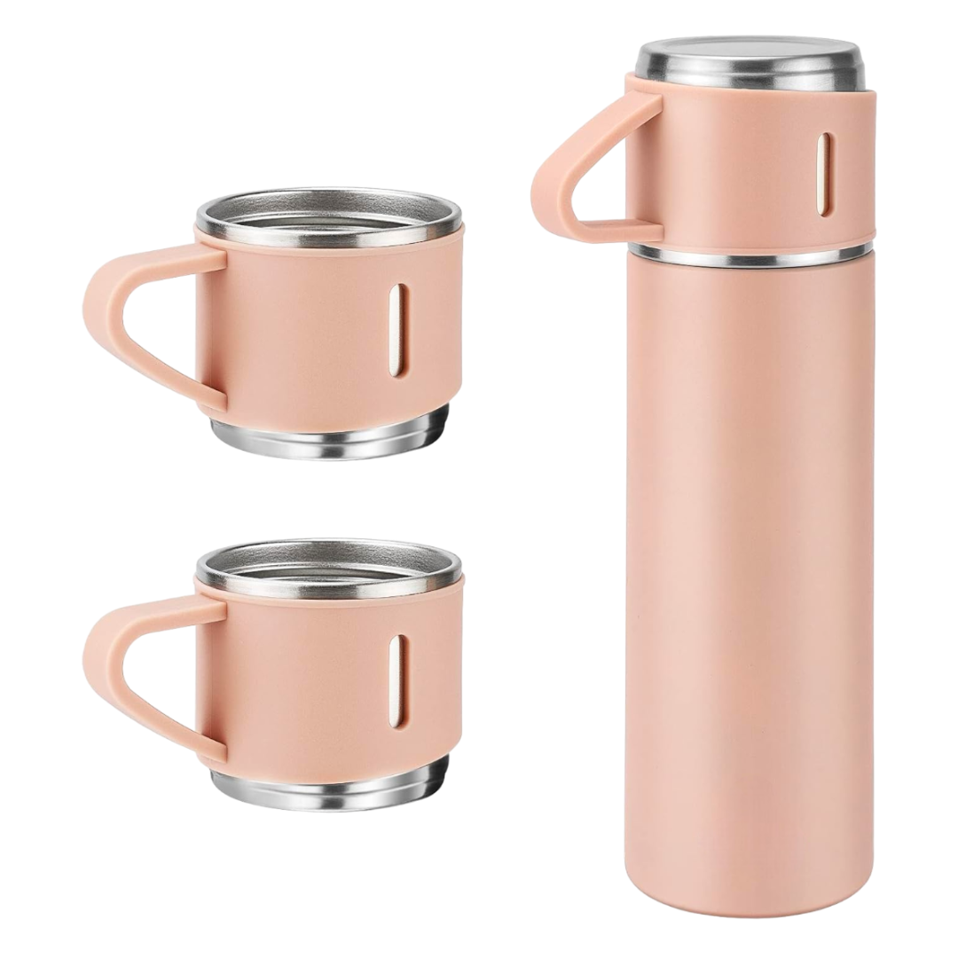 Set Termo de 500ml con 2 Tazas