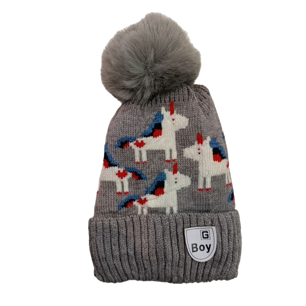 Gorro Diseño Unicornio Infantil