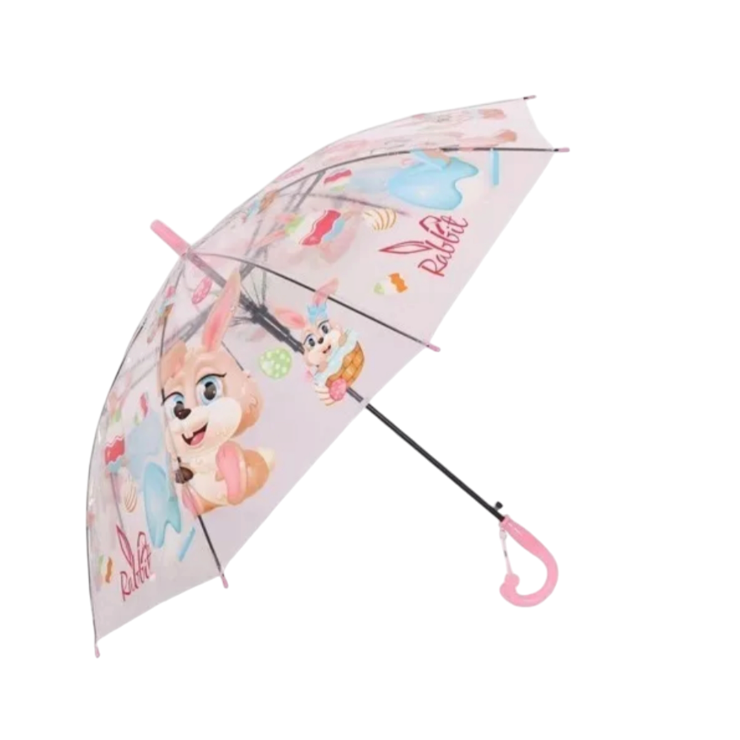Paraguas Infantil Transparente con Diseño