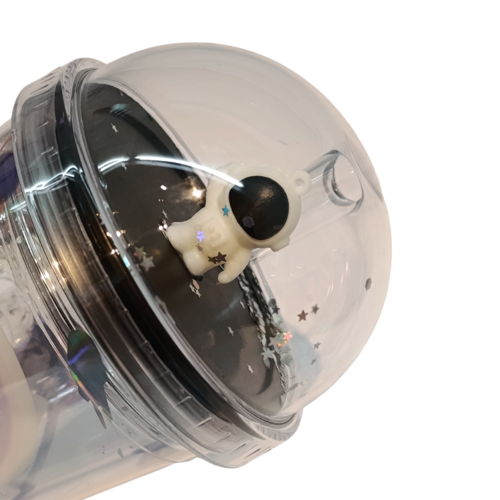 Vaso Acrílico Astronauta Negro