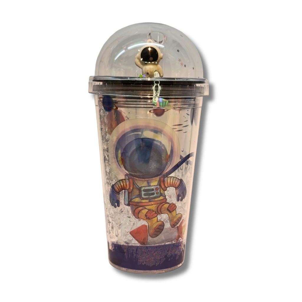 Vaso Acrílico Astronauta Negro