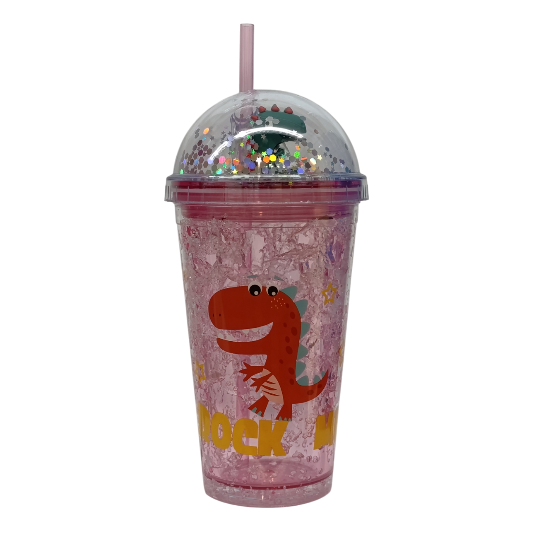 Vaso acrílico Dino
