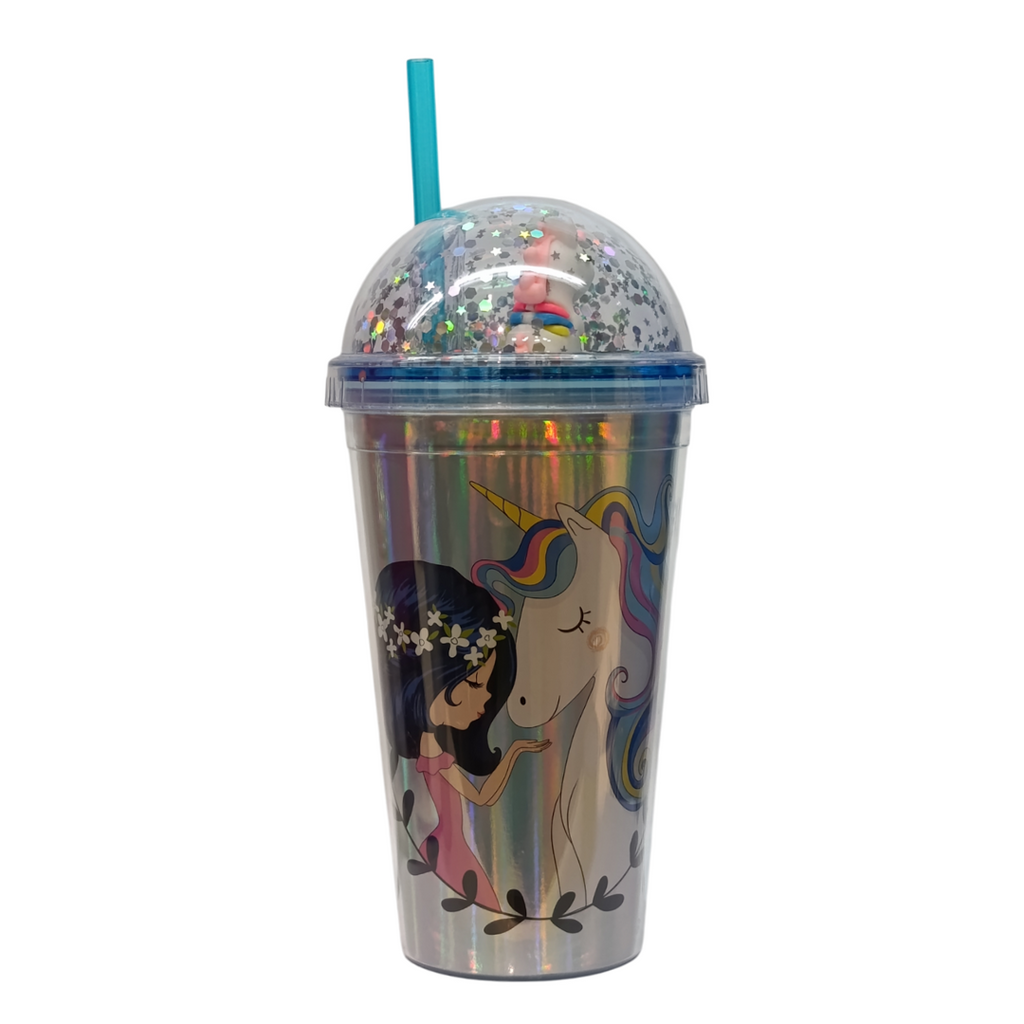Vaso Acrílico Unicornio