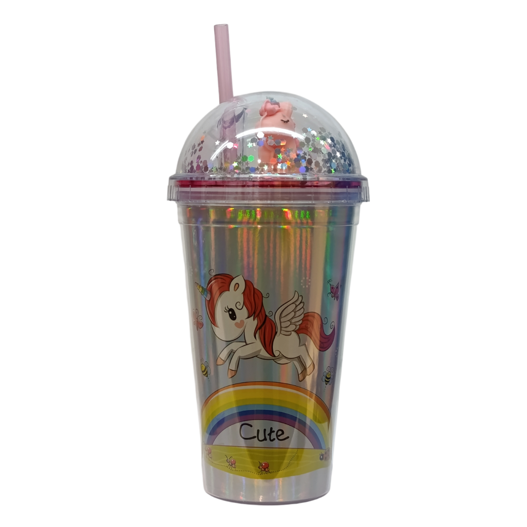 Vaso Acrílico Unicornio