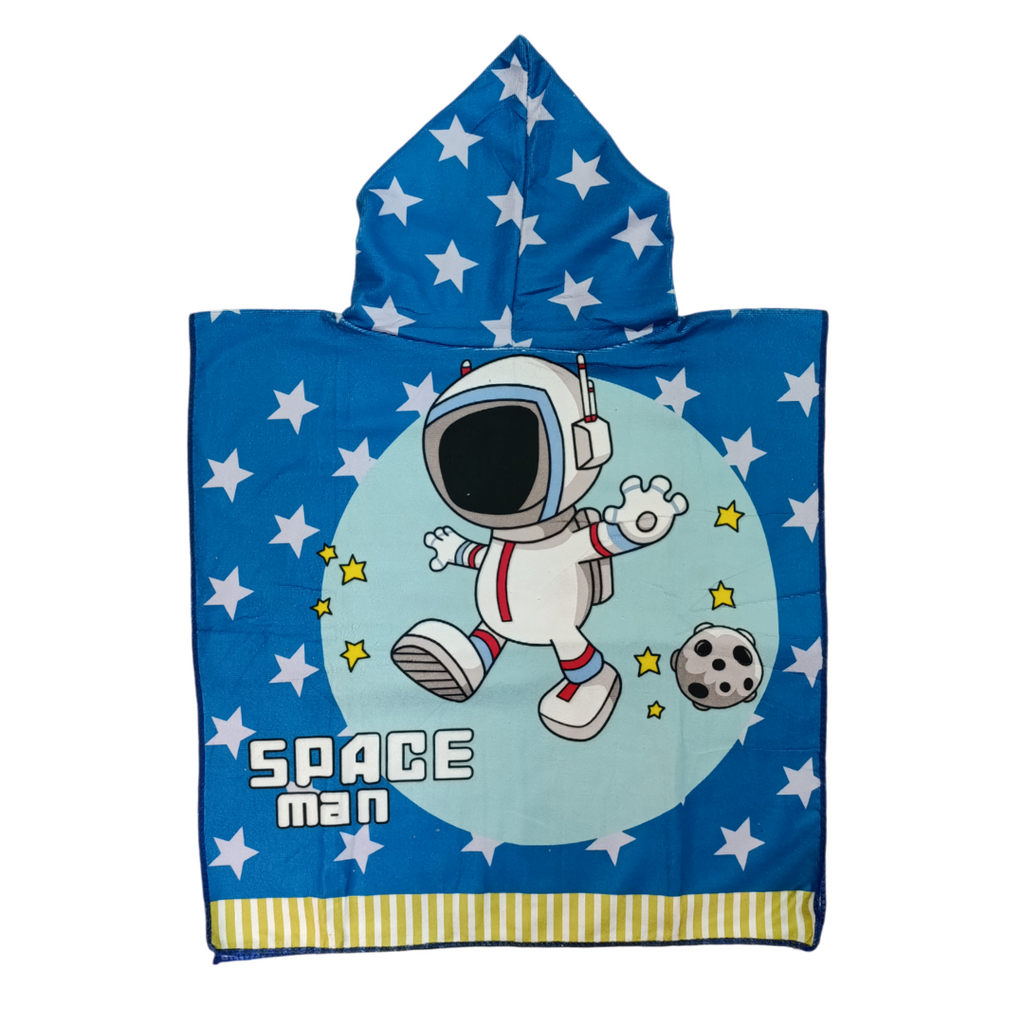 Toalla Poncho De Niño Space