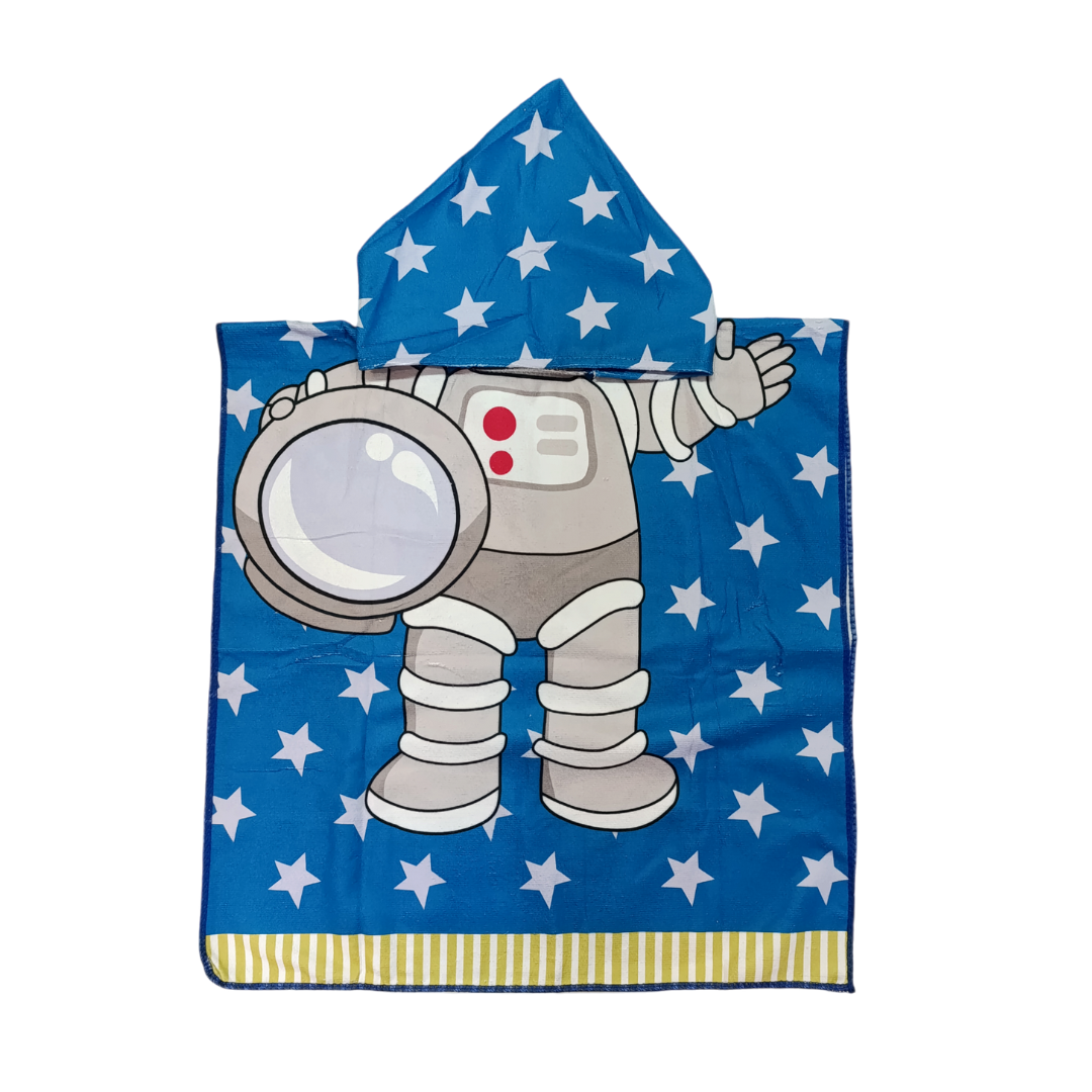 Toalla Poncho De Niño Space