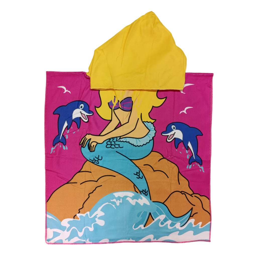 Toalla Poncho De Niño Sirena 2.0